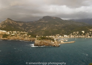 View of Puerto de Soller, Mallorca